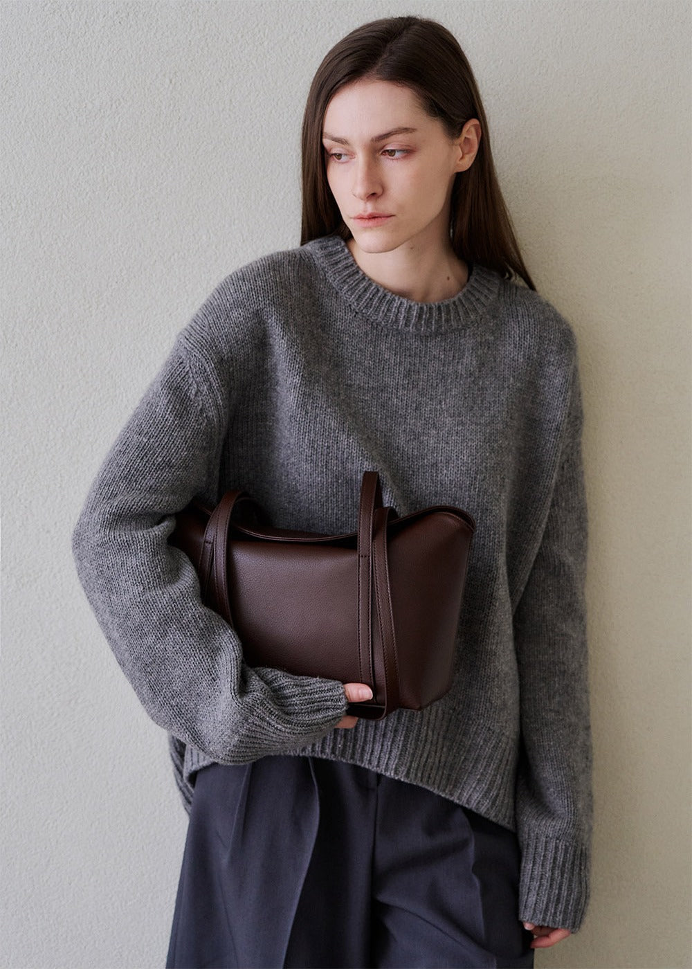 MONOROW Sara Bag - Burgundy Brown styled look 8