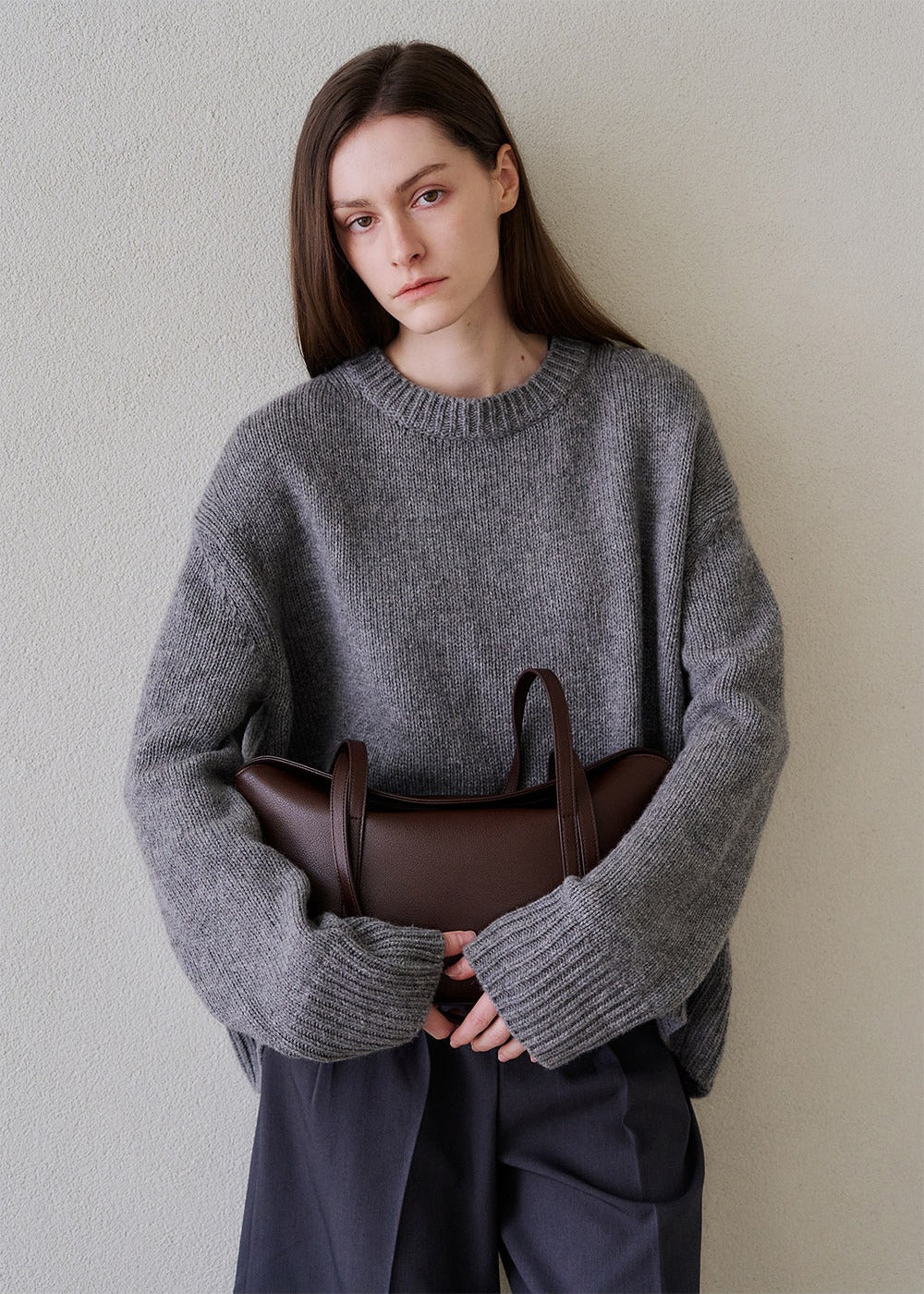 MONOROW Sara Bag - Burgundy Brown styled look 10