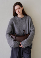 MONOROW Sara Bag - Burgundy Brown styled look 10