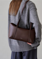 MONOROW Sara Bag - Burgundy Brown styled look 11