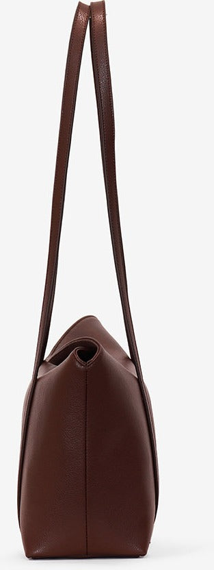 MONOROW Sara Bag - Burgundy Brown side view