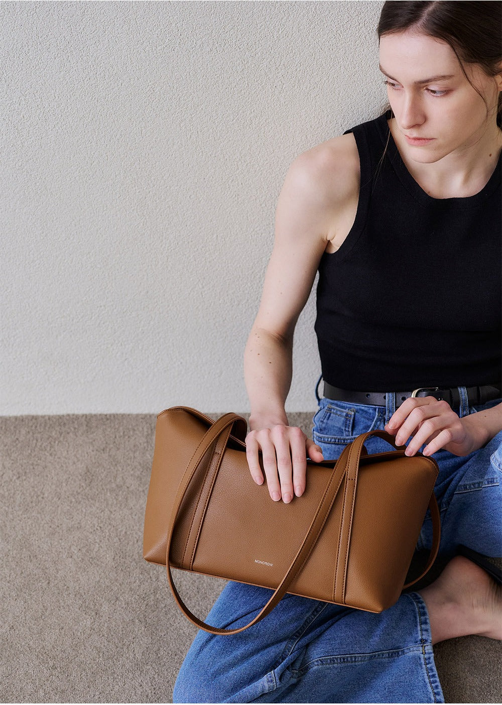 MONOROW Sara Bag - Camel styled look 4