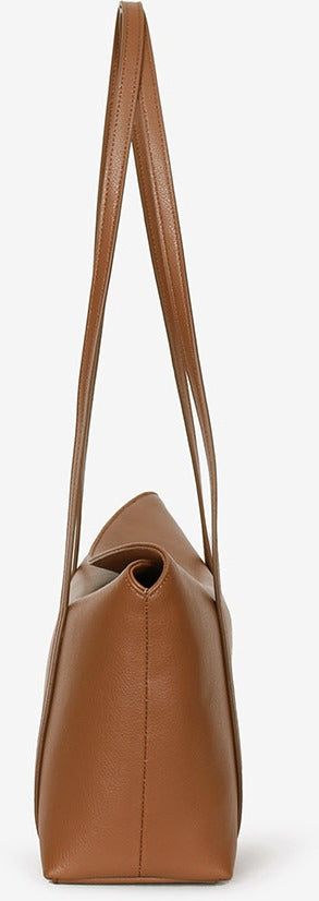 MONOROW Sara Bag - Camel side view