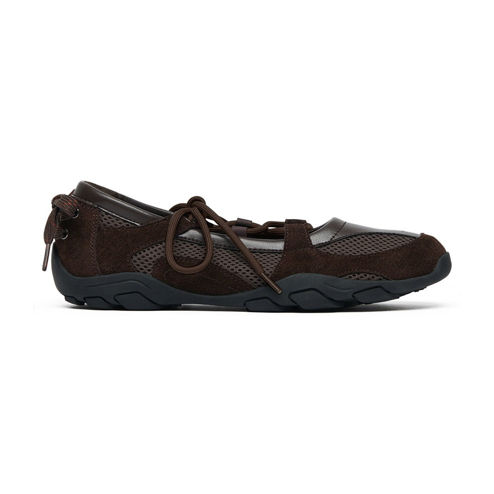 Rockfish Weatherwear NICOLE WEAVING LACEUP SNEAKERS V2 Choco side view