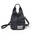 Rockfish Weatherwear Nylon Drawstring Mini Bag Charcoal