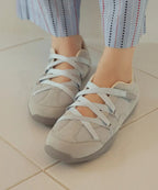 Rockfish Weatherwear ZANE X-STRAP SNEAKERS V2 Sky Blue worn