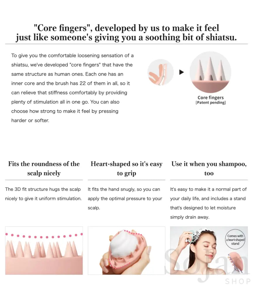 ReFa HEART BRUSH for SCALP