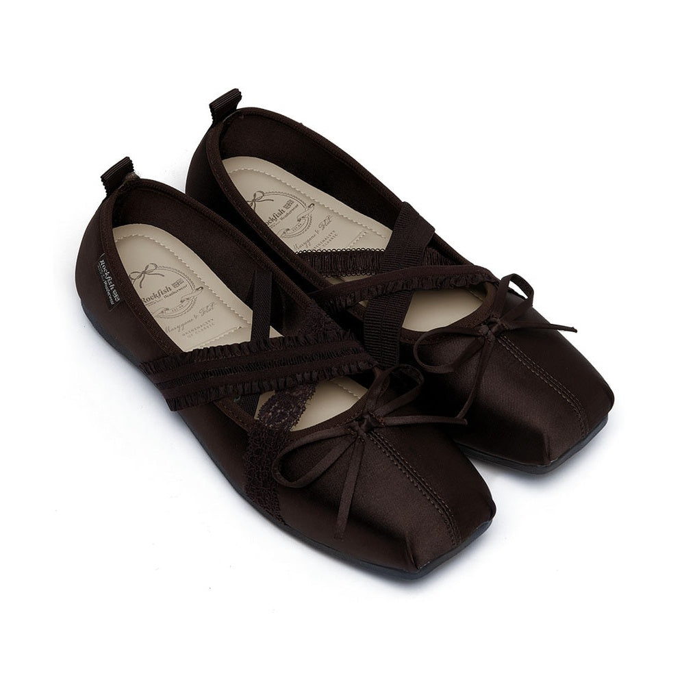 Rockfish Weatherwear Banding Ballet Flats - Brown