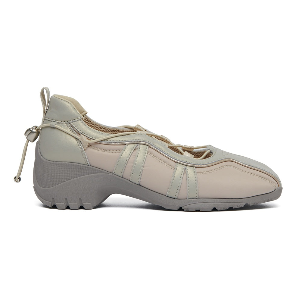 Rockfish Weatherwear Bliss Heel String Sneakers Beige side view