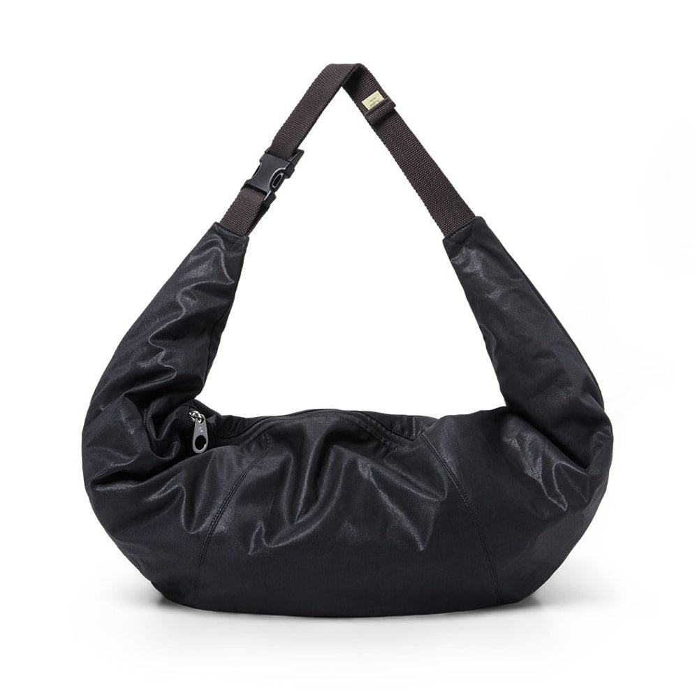 Rockfish Weatherwear Buckle Hobo Bag Black front view