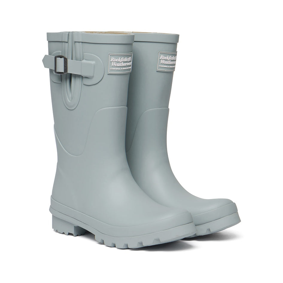 Rockfish Weatherwear ORIGINAL RAIN BOOTS SHORT Mint Grey