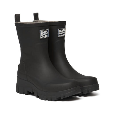 Rockfish Weatherwear PLATFORM RAIN BOOTS MIDDLE Black