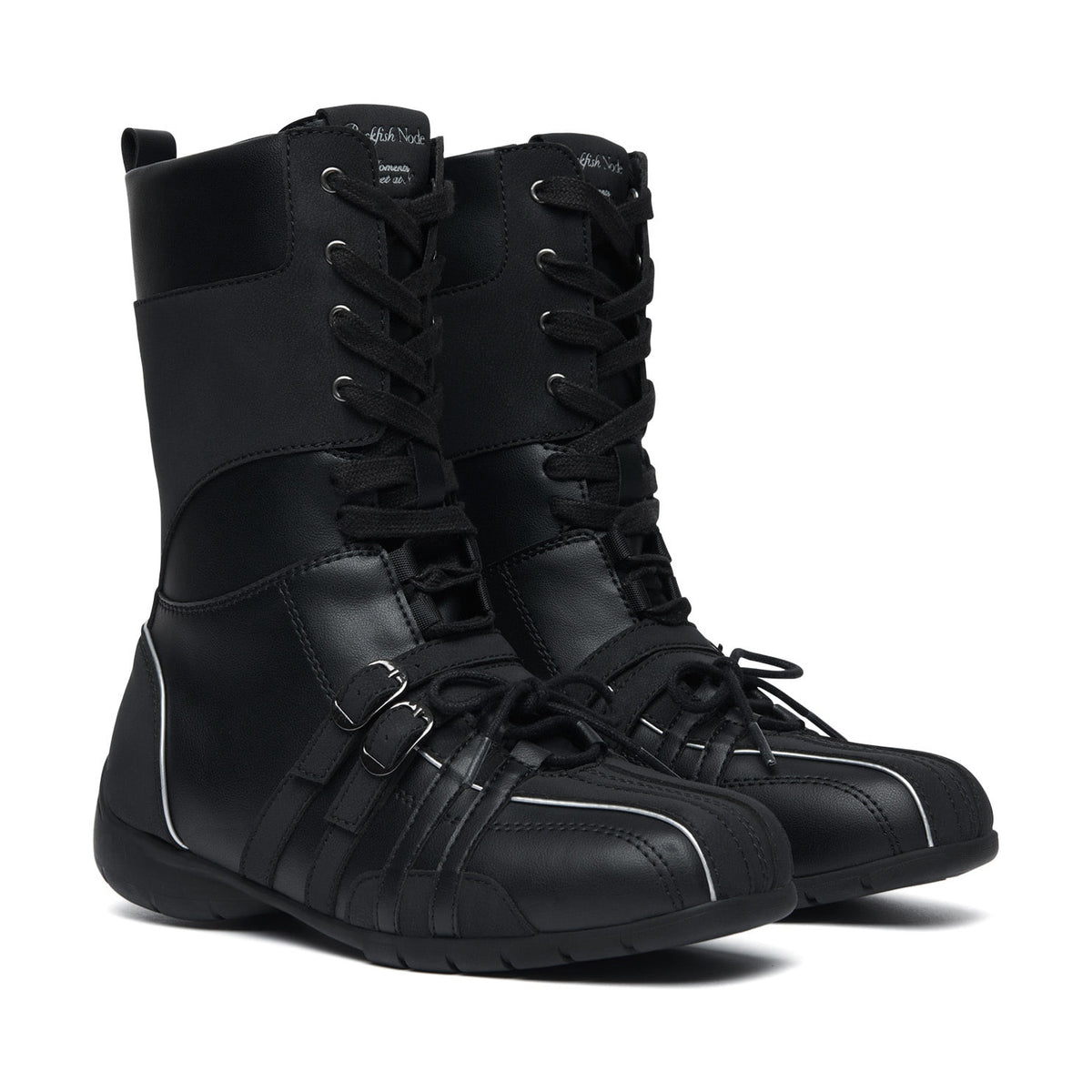 Rockfish Weatherwear Aster High Top Sneakers Black front view