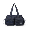 Rockfish Weatherwear Check Bowling Bag Navy front view