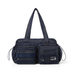 Rockfish Weatherwear Check Bowling Bag Navy front view