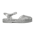 Rockfish Weatherwear GLAIR STRAPPY SANDALS(GLITTER) Glitter Silver side view
