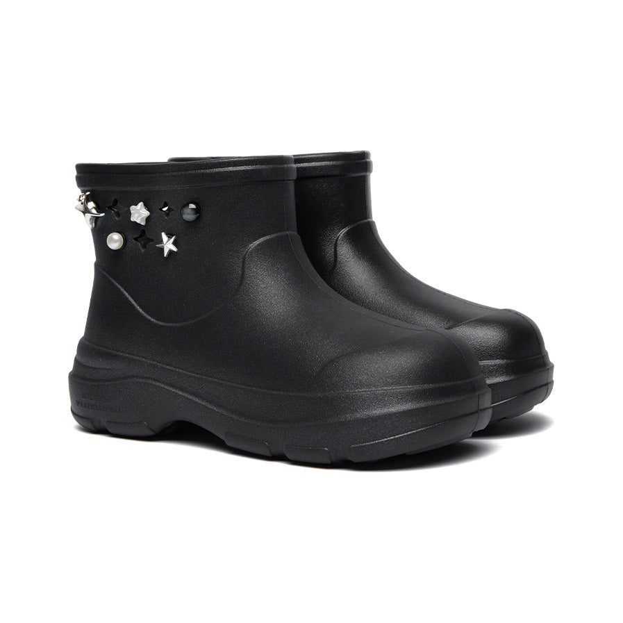 Rockfish Weatherwear x clor Hayden Boots Black Glitter pair