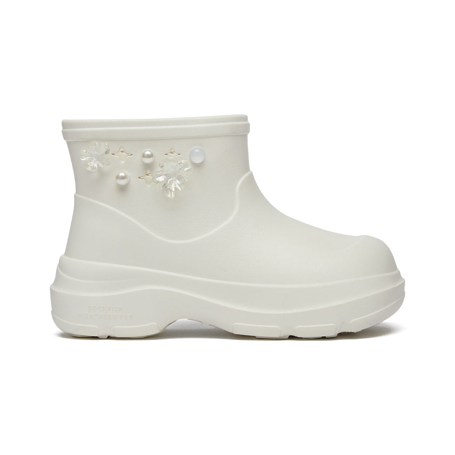 Rockfish Weatherwear x clor Hayden Boots Cream side
