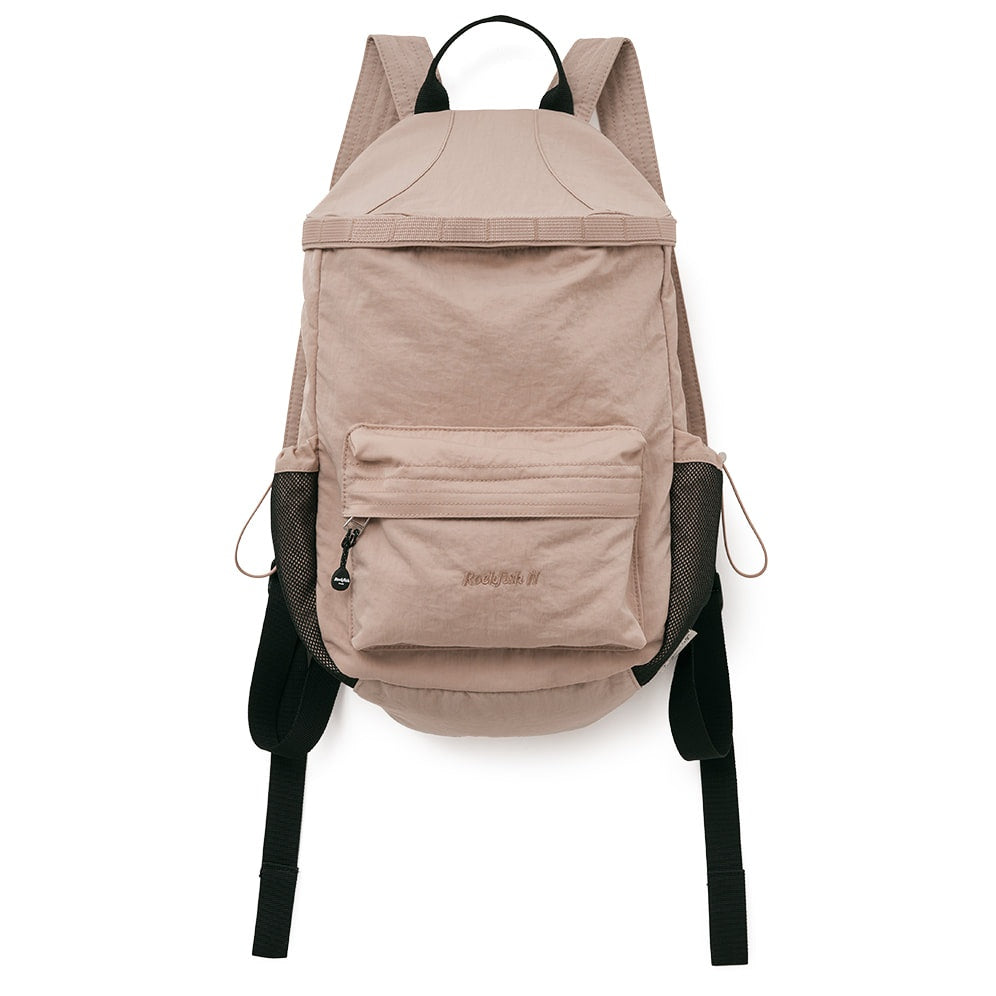 Rockfish Weatherwear Nylon Backpack Pink Beige front view