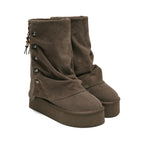 Rockfish Weatherwear Stud Maxi Folded Boots Middle Cocoa - photo 1