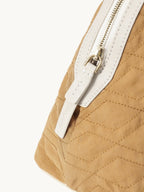 Songmont Lattice Shellseeker Bag Cloud - zip and interior detail