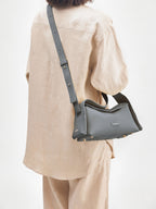 Songmont Small Drippy Roof Bag Stardust - worn crossbody, side view