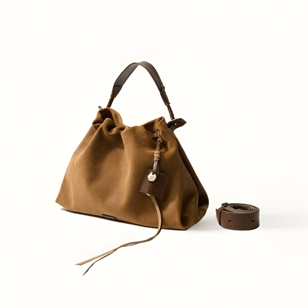 Songmont Small Gather Bag - Ochre Suede