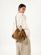 Songmont Small Gather Bag - Ochre Suede