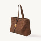 Songmont Small Lattice Tote Sandal - front view