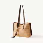 Songmont Small Lattice Tote Sulfur - front view
