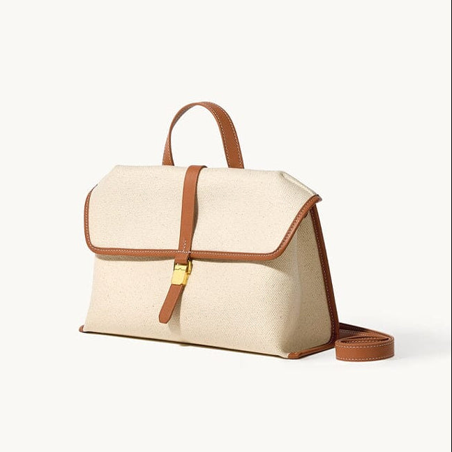 Songmont Small Shan Satchel Bag Canvas front view