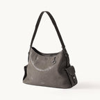 Songmont Small Yore Hobo Bag Ink Grey front view