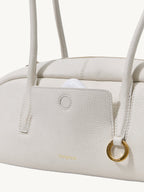 Songmont Small Yore Toast Bag Cloud - front panel with snap detail and gold ring