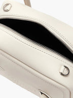 MARGESHERWOOD Soft Tote Mini Bag in Cream Plain leather