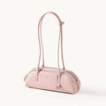 Songmont Mini Yore Toast Bag Peach - blush pink bag with long straps, front view