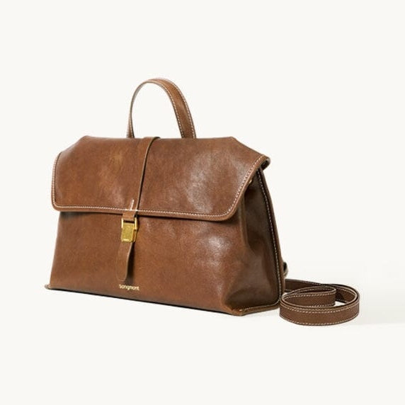Songmont Small Shan Satchel Bag Sandal front view