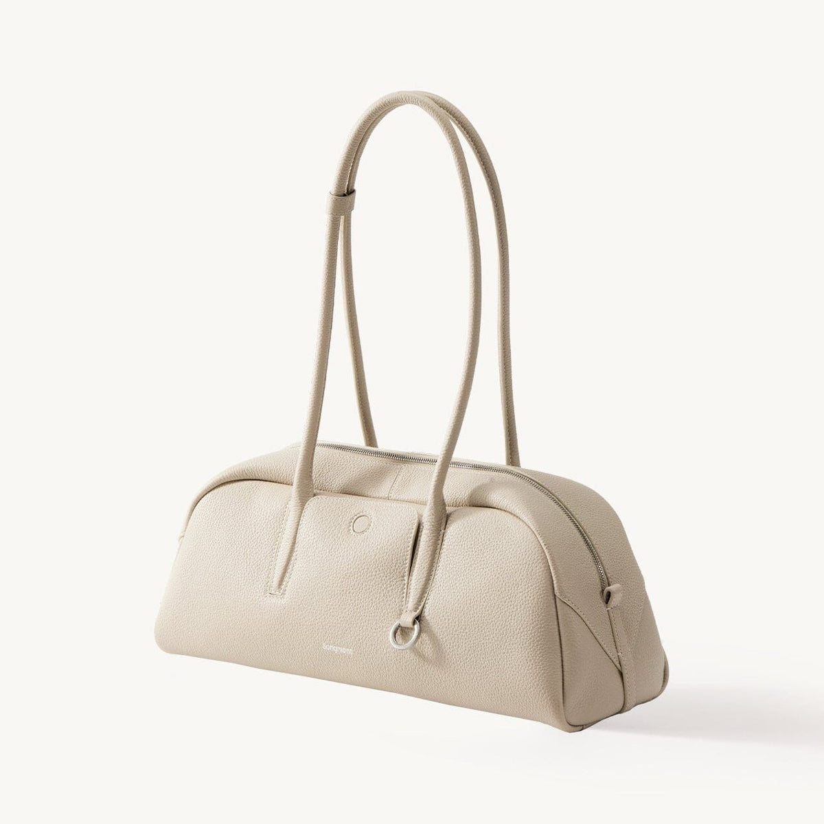 Songmont Yore Toast Bag Cloud - warm cream shoulder bag with two long handles