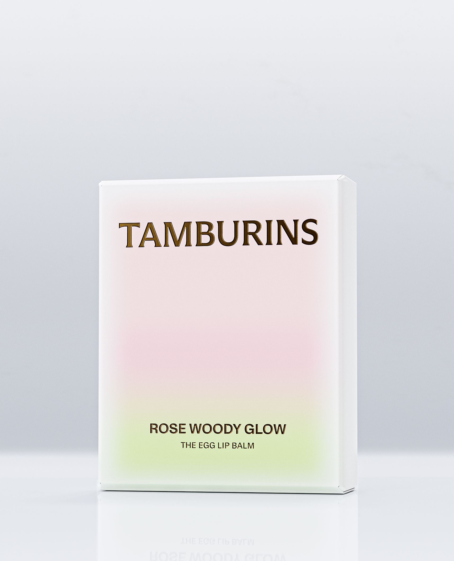 TAMBURINS - EGG LIP BALM - ROSE WOODY GLOW 5g