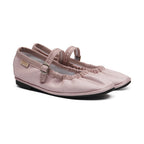 Rockfish Weatherwear Wisley Scrunch Maryjanes Pink three-quarter view