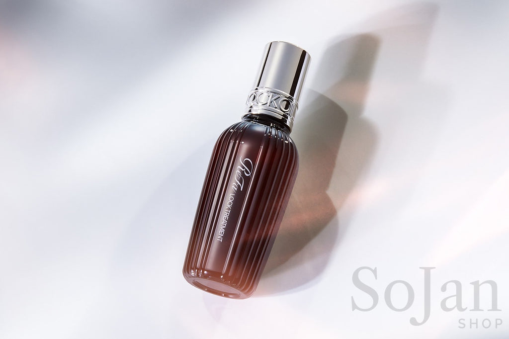 ReFa Lock Treatment 100ml bottle on a light background