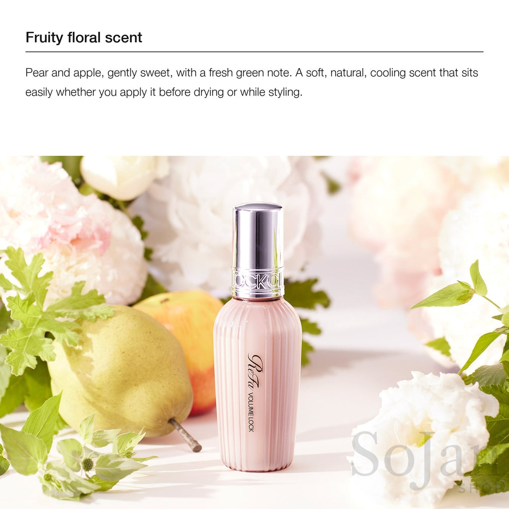 ReFa Volume Lock 100ml with peonies, pear and apple, fruity floral scent