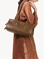 Songmont Yore Baguette Bag Sandal shoulder carry close-up