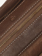 Songmont Yore Baguette Bag Sandal leather grain and hardware macro