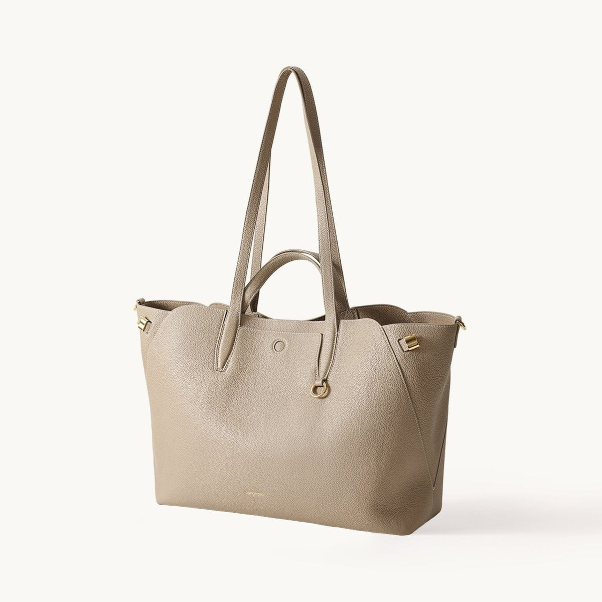 Songmont Large Yore Tote Bag Cobble - three-quarter front view on white