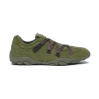 Rockfish Weatherwear ZANE X-STRAP SNEAKERS(SUEDE) Olive Green side view